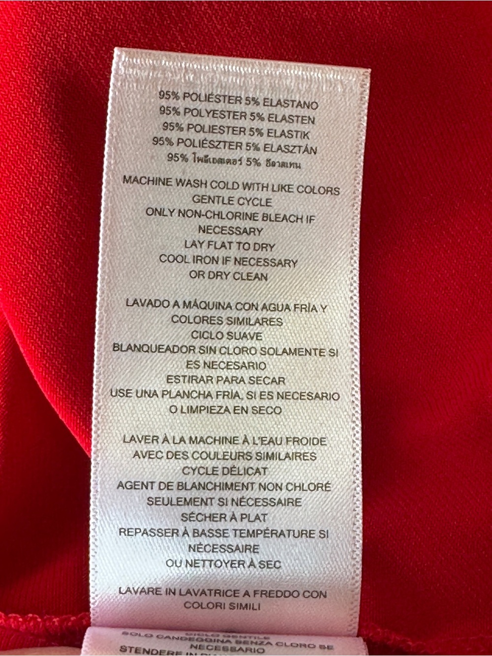 MICHAEL Michael Kors Red Asymmetrical High-Low Short Sleeve Wrap Dress 8 - Picture 10 of 14